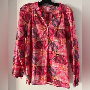 EUC Lilly Pulitzer cotton Elsa Multi Stemina Medium
